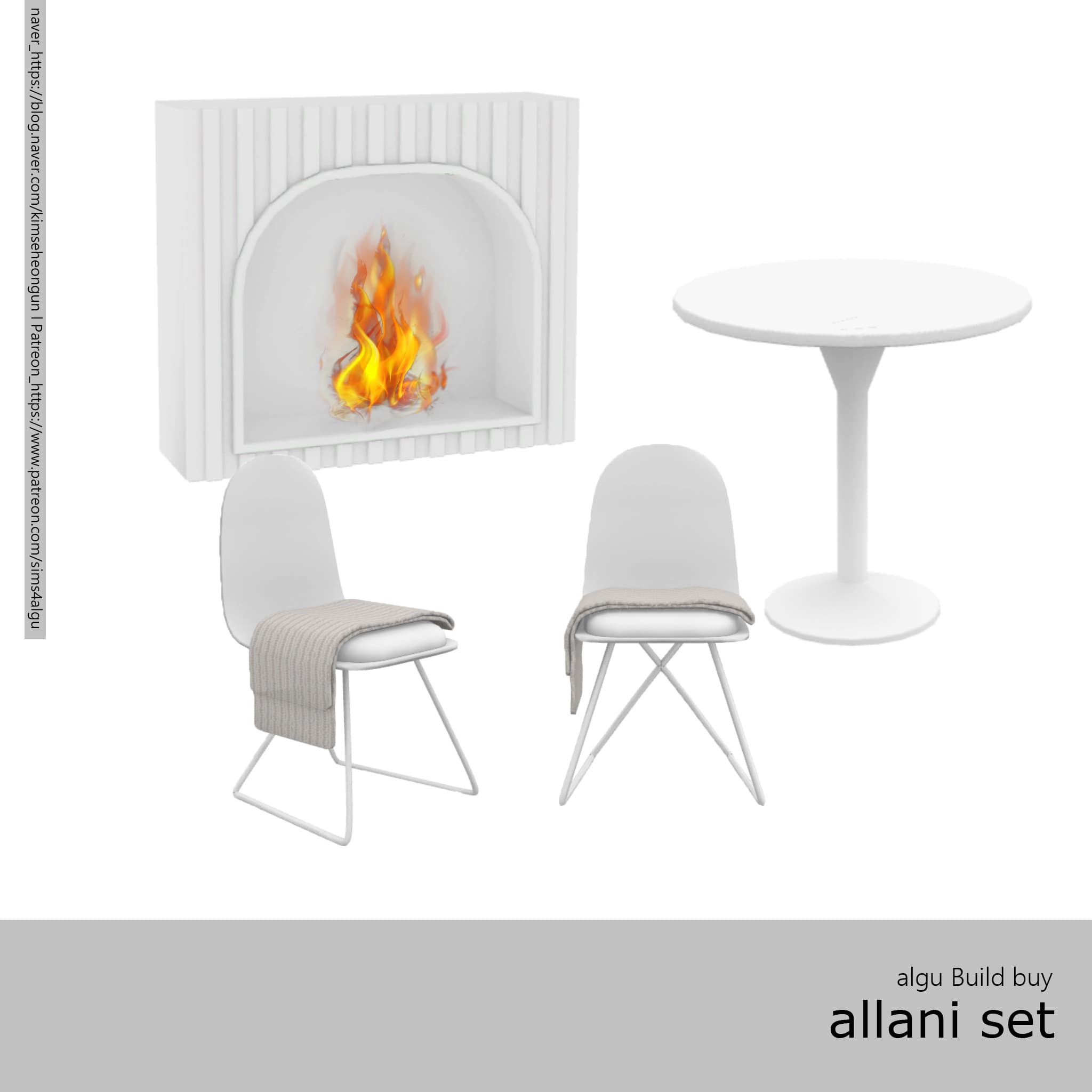 Галерея мода Сет мебели Allani SET #2